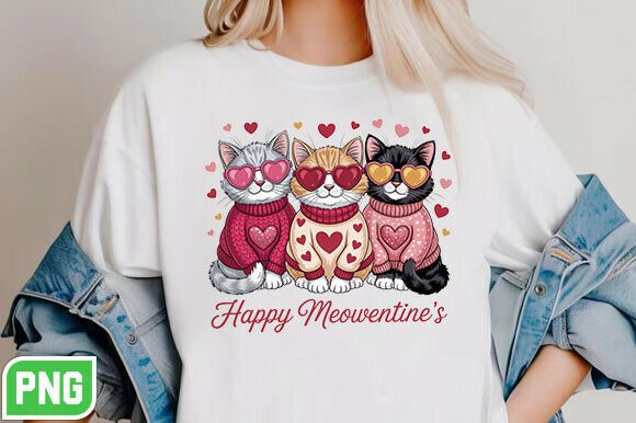 Download Valentine Heart Love Cat Png - Love Collection